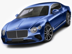 bentley continental gt 2018 3D Model