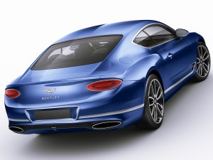 bentley continental gt 2018 3D मॉडल