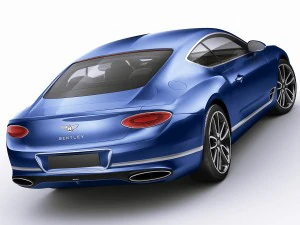 bentley continental gt 2018 3D Model