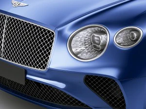 bentley continental gt 2018 3D Model