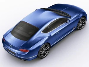 bentley continental gt 2018 3D Model