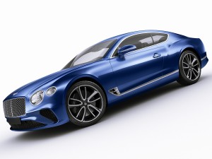 bentley continental gt 2018 3D मॉडल