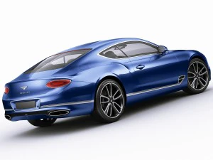 bentley continental gt 2018 3D Model