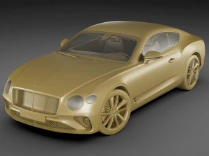 bentley continental gt 2018 3D Model