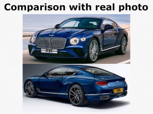 bentley continental gt 2018 3D मॉडल