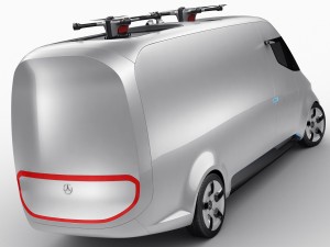 mercedes vision van concept 3D 모델