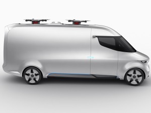 mercedes vision van concept 3D 모델