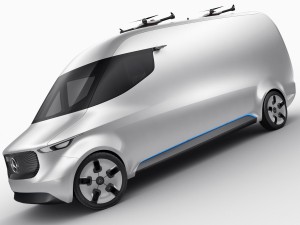 mercedes vision van concept 3D 모델
