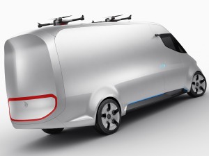 mercedes vision van concept 3D 모델