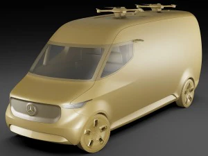 mercedes vision van concept 3D Model