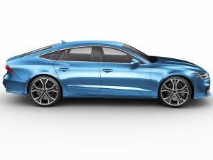 audi a7 sportback s-line 2018 3D Модель