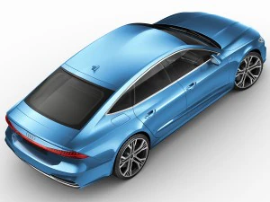 audi a7 sportback s-line 2018 3D Model