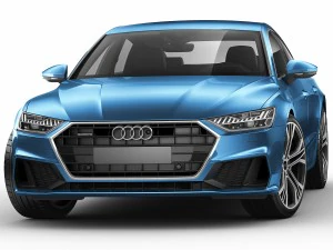 audi a7 sportback s-line 2018 3D Model