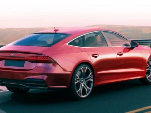 audi a7 sportback s-line 2018 3D Model