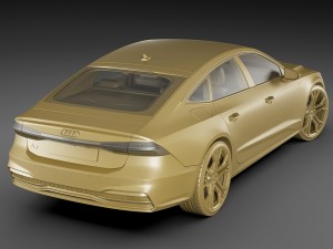 audi a7 sportback s-line 2018 3D Модель