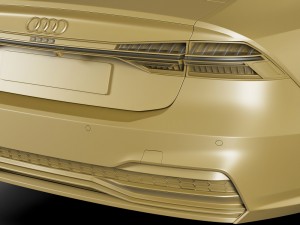 audi a7 sportback s-line 2018 3D Модель