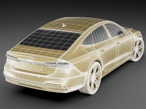audi a7 sportback s-line 2018 3D Модель