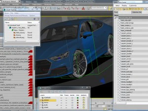 audi a7 sportback s-line 2018 3D Model