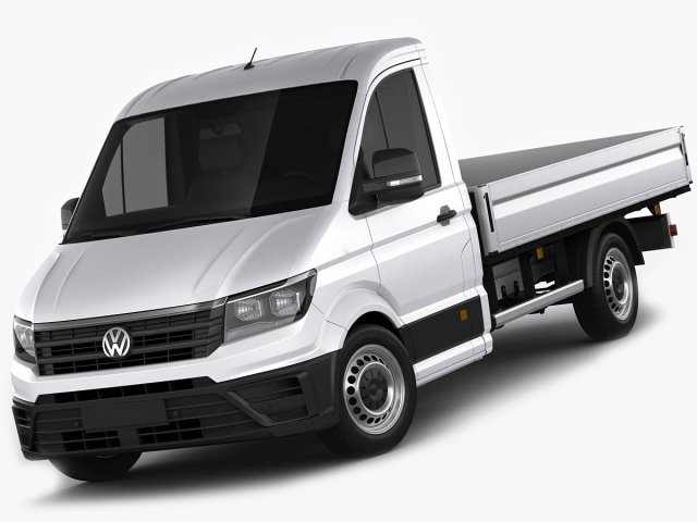 Vw Crafter 2017 Single Cab Pickup 3D Модель In Грузовик 3DExport