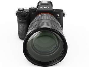 sony alpha 7r iii with three lenses Modèle 3D