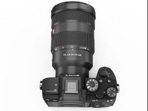 sony alpha 7r iii with three lenses 3D Model