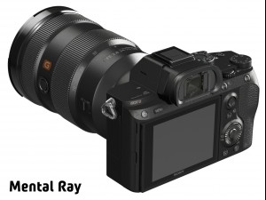 sony alpha 7r iii with three lenses Modèle 3D
