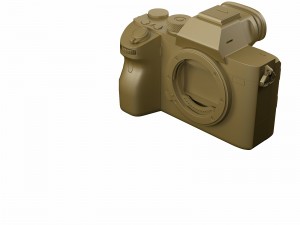 sony alpha 7r iii with three lenses Modèle 3D