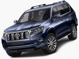 toyota land cruiser j150 2018 Model 3D