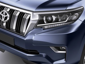 toyota land cruiser j150 2018 3D मॉडल