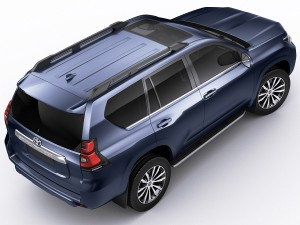 toyota land cruiser j150 2018 3D मॉडल