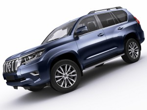 toyota land cruiser j150 2018 3D मॉडल