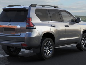toyota land cruiser j150 2018 3D मॉडल
