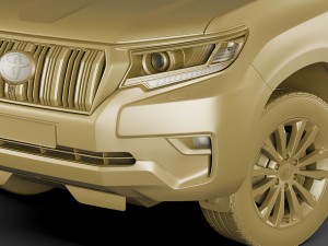 toyota land cruiser j150 2018 3D मॉडल