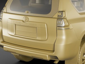 toyota land cruiser j150 2018 3D मॉडल