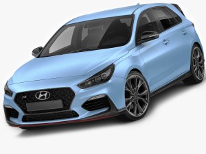 hyundai i30 n 2018 Modelo 3D