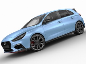 hyundai i30 n 2018 Model 3D
