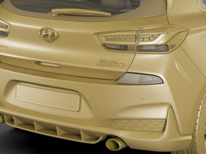 hyundai i30 n 2018 Model 3D