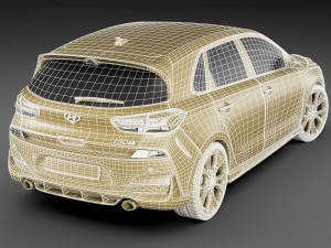 hyundai i30 n 2018 Model 3D