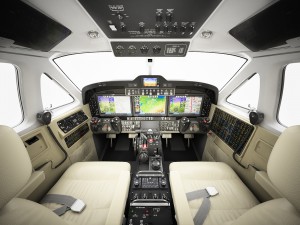 beechcraft king air c90gtx interior 3D Model