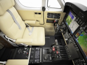 beechcraft king air c90gtx interior Modello 3D