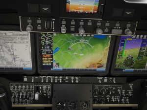 beechcraft king air c90gtx interior Modello 3D