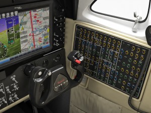 beechcraft king air c90gtx interior Modello 3D