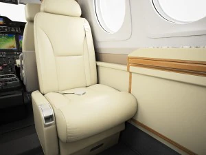 beechcraft king air c90gtx interior 3D Model
