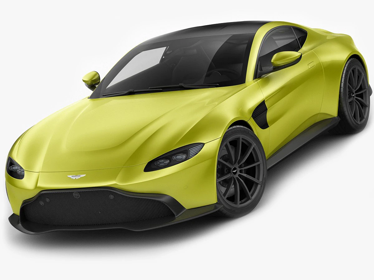 aston martin vantage 2019 3D Model .c4d .max .obj .3ds .fbx .stl .blend 
