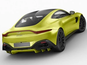 aston martin vantage 2019 3D Model