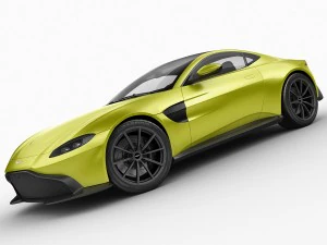 aston martin vantage 2019 3D Model