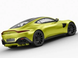 aston martin vantage 2019 3D Model