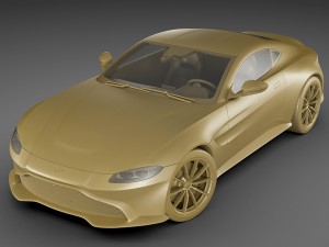 aston martin vantage 2019 3D Модель