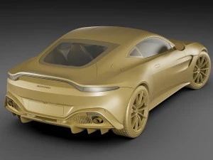 aston martin vantage 2019 3D Model