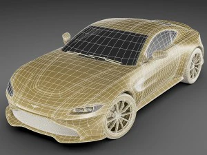 aston martin vantage 2019 3D Model